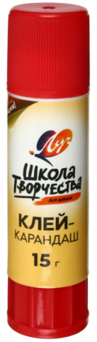 Клей-карандаш «Луч. Школа творчества», 15 г Клей-карандаш «Луч. Школа творчества», 15 г