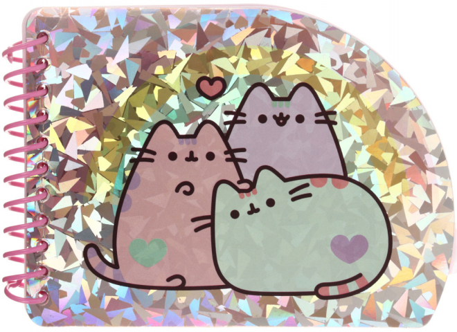 Блокнот на гребне Pusheen 105×130 мм, 48 л.