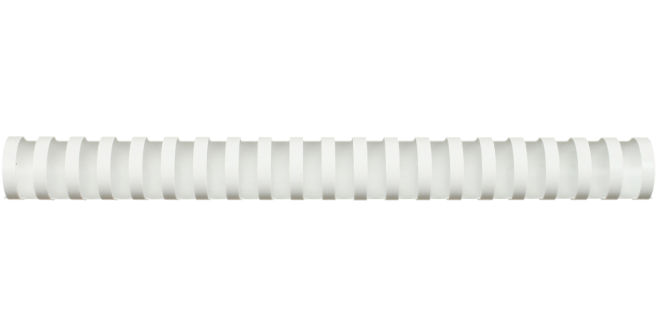 Пружина пластиковая OfficeSpace (28) 28 мм, белая