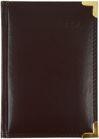 Ежедневник датированный на 2026 год Delucci (А6), 110*160 мм, 184 л., коричневый Ежедневник датированный на 2026 год Delucci (А6), 110*160 мм, 184 л., коричневый