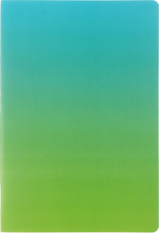 Ежедневник недатированный Berlingo Radiance 143×210 мм, 136 л., голубой/зеленый градиент