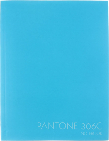 Книжка записная Pantone, 167*210 мм, 96 л., клетка, «Морозное небо»