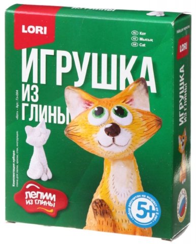 Набор для творчества «Игрушка из глины», «Кот», 5+ Набор для творчества «Игрушка из глины», «Кот», 5+