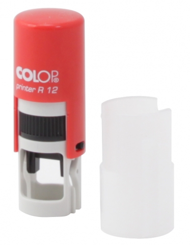 Автоматическая оснастка Colop R12 в боксе, для клише печати ø12 мм, корпус красный Автоматическая оснастка Colop R12 в боксе, для клише печати ø12 мм, корпус красный