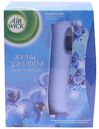 Освежитель воздуха автоматический AirWick, 250 мл, «Свежесть водопада»