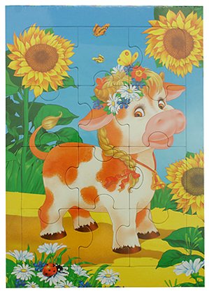 Игра настольная «Развивающая рамка», «Коровка», 3+