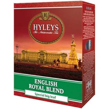 Чай Hyleys, 100 г, «Английский королевский купаж», крупнолистовой черный чай