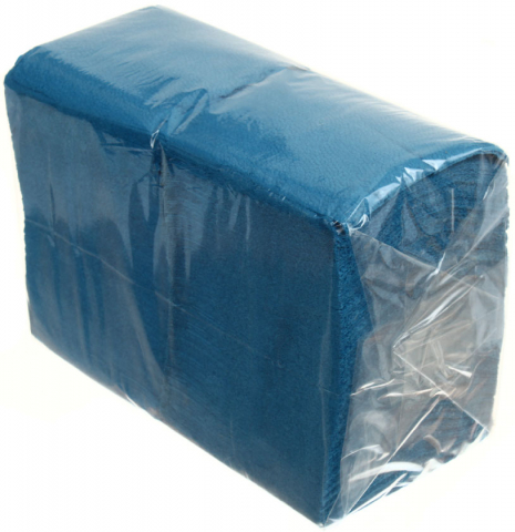 Салфетки сервировочные 24×24 см, 400 шт., синие