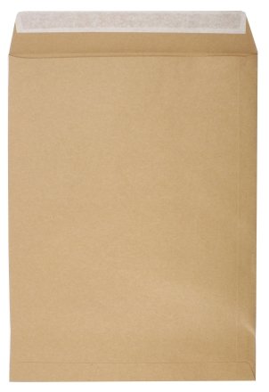 Конверт-пакет почтовый inФормат, 300*400 мм, силикон, чистый, крафт, дно не расширяется