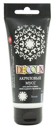 Мусс акриловый Decola, 100 мл, белый