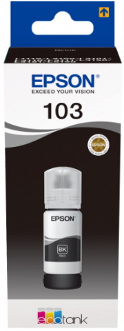 Чернила Epson 103 (водорастворимые), 65 мл, черные (C13T00S14A) Чернила Epson 103 (водорастворимые), 65 мл, черные (C13T00S14A)
