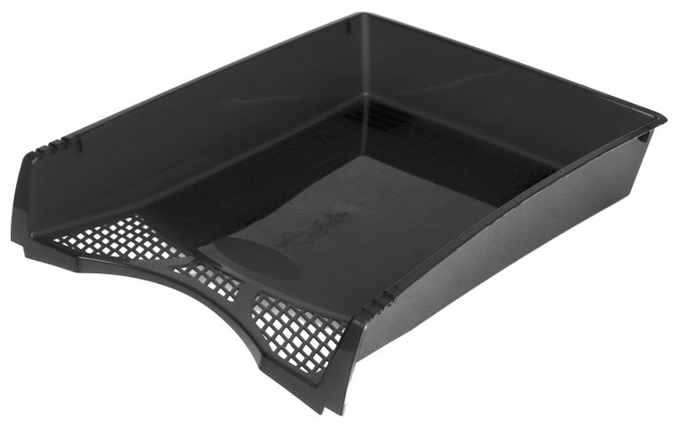 Лоток горизонтальный «Юниопт» 330×250×65 мм, черный Лоток горизонтальный «Юниопт» 330×250×65 мм, черный