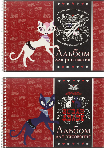 Альбом для рисования А4 «Полиграф Принт», 205*290 мм, 20 л., Sugar&Babe, ассорти