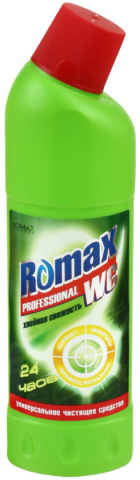 Средство чистящее универсальное Romax WC, 750 мл, «Хвойная свежесть»