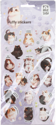 Наклейки объемные Meshu 10×23 см, 35 шт., Sweet Pie Наклейки объемные Meshu 10×23 см, 35 шт., Sweet Pie