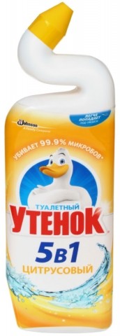 Средство чистящее для унитазов «Туалетный утенок» 500 мл, «Цитрусовый»