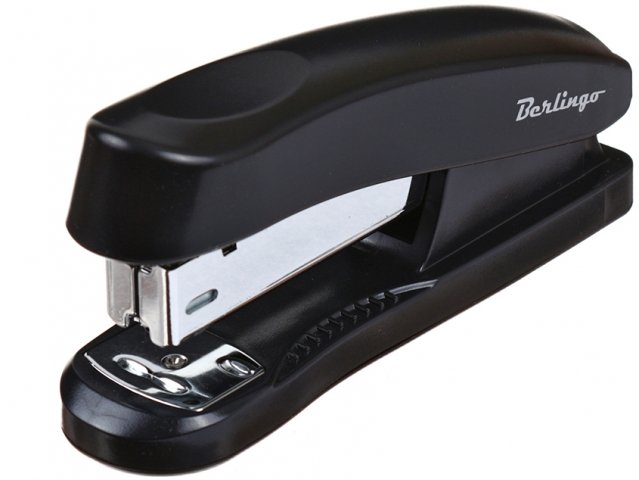 Степлер Berlingo скобы №24/6-26/6, 30 л., 120 мм, черный