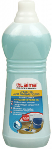 Средство для мытья полов Laima Professional (концентрат), 1000 мл (1 кг), «Морской бриз»