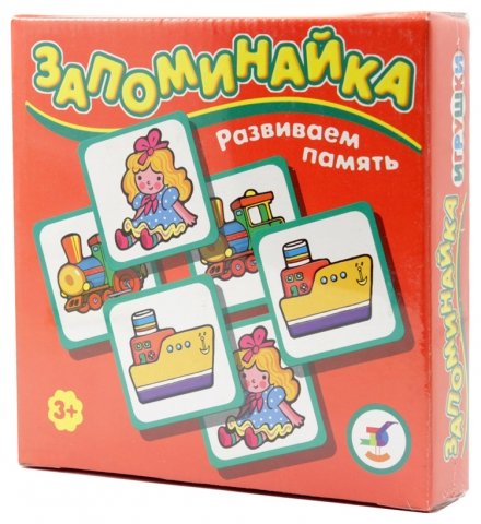 Игра настольная «Запоминайка», «Игрушки», 3-7 лет