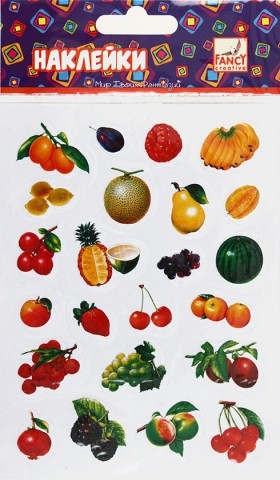 Наклейки Fancy Creative, 120*160 мм, 6 дизайнов
