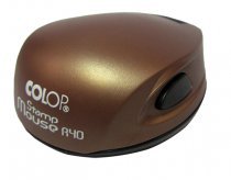 Полуавтоматическая оснастка Colop Stamp Mouse R40, для клише печати ø40 мм, корпус бронзового цвета