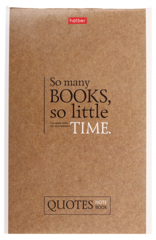 Блокнот на скобе Hatber (А5), 135*205 мм, 96 л., клетка, «Леттеринг»