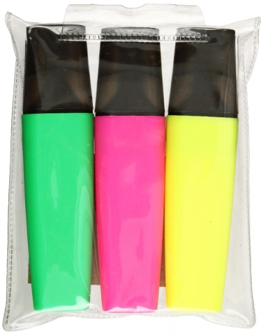 Набор маркеров-текстовыделителей Attache Colored, 3 цвета Набор маркеров-текстовыделителей Attache Colored, 3 цвета