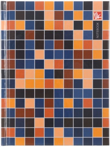 Книжка записная «Канц-Эксмо», 110*146 мм, 80 л., клетка, «Офисный стиль. Мозаичный орнамент»