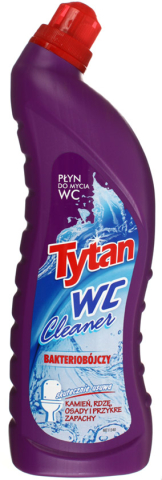Моющее средство для туалета Tytan WC 700 г, фиолетовое Моющее средство для туалета Tytan WC 700 г, фиолетовое