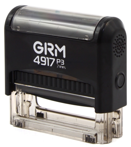 Автоматическая оснастка GRM, для клише штампа 50*10 мм, марка 4917, корпус черный