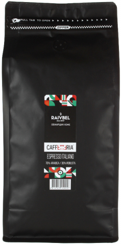 Кофе натуральный в зернах Caffetteria Espresso Italiano, 1000 г, среднеобжаренный