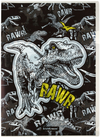 Папка-уголок пластиковая ErichKrause (с рисунком), толщина пластика 0,16 мм, Dinosaur Park Папка-уголок пластиковая ErichKrause (с рисунком), толщина пластика 0,16 мм, Dinosaur Park