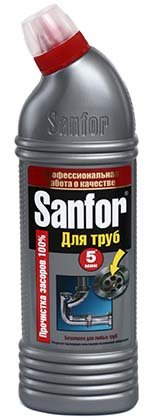 Средство для чистки труб Sanfor, 750 мл