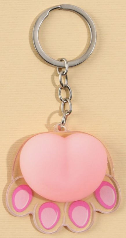 Брелок-антистресс акриловый Sima-Land, 4,6*7 см, «Лапка» Брелок-антистресс акриловый Sima-Land, 4,6*7 см, «Лапка»