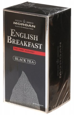 Чай Morgan , 50 г, 25 пакетиков, English Breakfast, чай черный