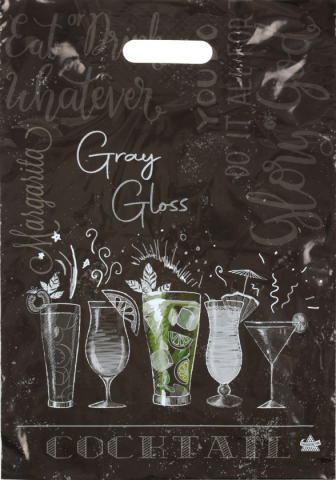 Пакет упаковочный «Тико-пластик» (30*43 см), 30*43 см, «Коктейль»