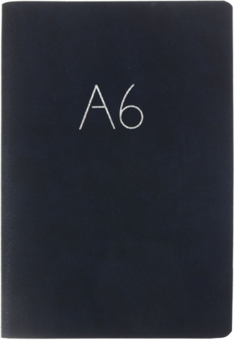Книжка записная Format (А6+), 115*165 мм, 80 л., точки/клетка, «№3», темно-синий