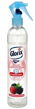 Освежитель воздуха Glorix Aqua Line, 330 мл, «Ягодный микс» Освежитель воздуха Glorix Aqua Line, 330 мл, «Ягодный микс»