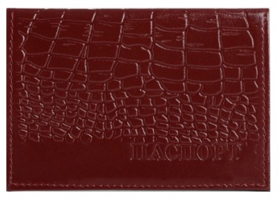 Обложка для паспорта Sima-Land 95×135 мм, бордовая