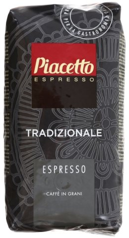 Кофе натуральный в зернах Piacetto Tradizionale Espresso, 1000 г, сильнообжаренный