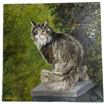 Картина Wild Cat (Джонс А.С.), 30*30 см, холст, масло (живопись) Картина Wild Cat (Джонс А.С.), 30*30 см, холст, масло (живопись)