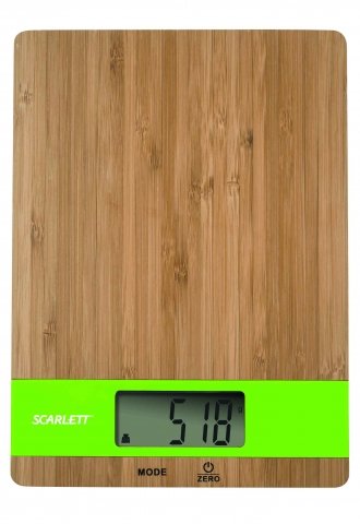 Весы кухонные Scarlett SC-KS57P01, Bamboo Green