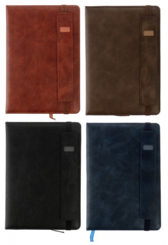 Ежедневник недатированный на резинке Sima-Land (А5), 150*215 мм, 116 л., клетка, ассорти