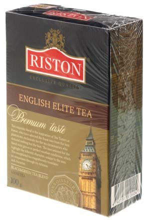 Чай Riston, 100 г, English Elite Tea, купаж черного и зеленого чая