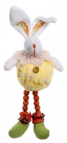Игрушка мягкая Sima-Land, «Кролик», высота 10 см