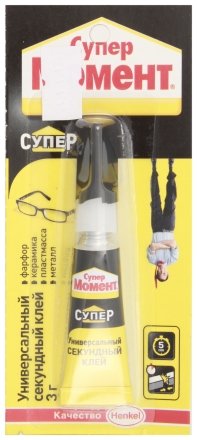 Клей универсальный «Супер Момент», 3 г (3 мл)