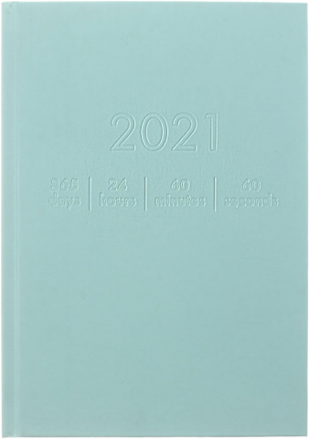 Ежедневник датированный на 2021 год On-Line, 145*210 мм, 176 л., «Туманный альбион»