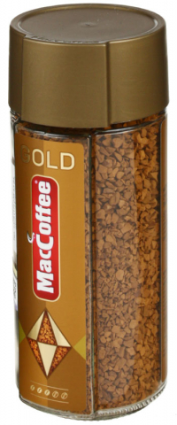 Кофе растворимый MacCoffee Gold, 100 г, в стеклянной банке