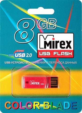 Флэш-накопитель Mirex Host, 8Gb, корпус красный Флэш-накопитель Mirex Host, 8Gb, корпус красный