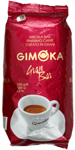 Кофе натуральный в зернах Gimoka Rosso Gran Bar, 1000 г, среднеобжаренный